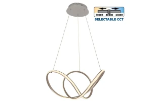 Lustra LED, 43 W, 3000-6400 K, 2681 lm, nichel, WILD Vivalux image