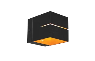 Aplica de perete decorativa, G9, negru/auriu, ADEL WL721 Vivalux image