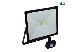 Proiector LED cu senzor, 50 W, 4000 lm, 6400 K, IP44, negru, SHIFT Vivalux image