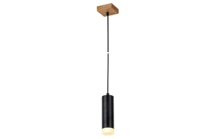Corp de iluminat suspendat, max. 1x35 W, GU10, lemn/negru, IP20, BENITO Vivalux image