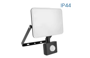 Proiector LED cu senzor, 30 W, 2700 lm, 6400 K, IP44, negru, SHIFT Vivalux image