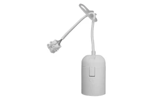 Dulie E27 cu cablu, 2х0,75 mm2, 17 cm, IP20, белый, Vivalux image