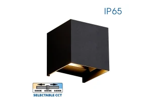 Corp de iluminat pe perete, 6 W, 3000-6400 K, 460 lm, IP65, negru, ARUBA Vivalux image