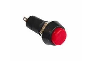 Intrerupator buton rotund. 2 poli. rosu. 'set x 20buc' Cupra image