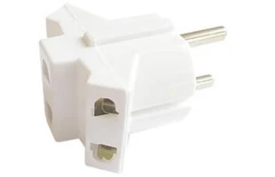 Adaptor 3 prize. f/imp. 10A. 'mini' alb. 'set x 24buc' Cupra image