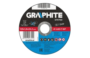 Disc debitare metal 125 x 1.6 х 22.2mm. 1buc.Graphite. image