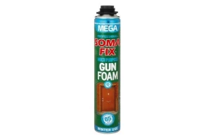 Spuma poliuretanica de iarna MEGA S991 SomaFix. Aplicare cu pistol. 850 ml/65 l. image