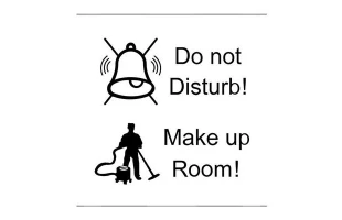 Thea Indicator cu iluminare 'Do not Disturb'/'Make up Room'.alb image
