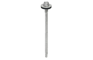 Surub fixare pentru panouri sandwich cu saiba din cauciuc WSW-12 Wkret-met. 6.3 / 5.5 x 275 mm. 100 buc. image