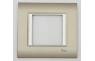 Rama Thea Sistema Inox matt Panasonic 2 module. Alb image