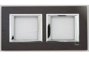 Rama dubla a cite 2 module Thea Ultima Panasonic. Lemn / Wenge. image