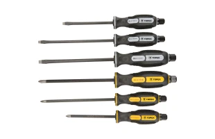 Surubelnite negre impact set 6 buc. Topex image
