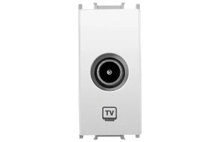 Thea Mecanism 1M. Priza TV. alb metalic image