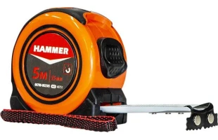 Ruleta Hammer. Carcasa cauciucata. Fixator. Magnet. 5 m x 25 mm. image