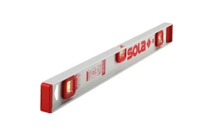 Nivela din profil-X aluminiu 120cm. argintiu 3 capsule I 5 120 Sola image