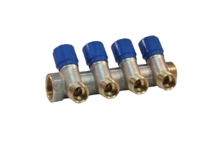 Colector cu robinet 4 Cai 16mm x 3/4 BIANCHI image