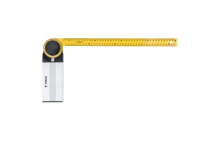 Raportor reglabil.500 x 240 mm maner din aluminiu blocarea unghiul ajustat . Topex. image