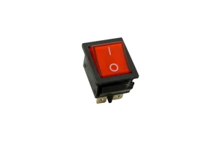 Intrerupator simplu, 16A, rosu, IP20, TEB image