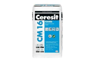Adeziv pentru placari ceramice si din piatra naturala CM 16 FLEXIBIL Ceresit. 25 kg. image
