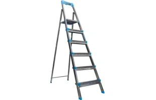 Scara plianta Ozege. 5+1 trepte. Profil patrat. 50 x 115 x 185 cm. image