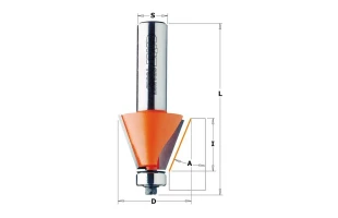 Freza pentru sanfren A x 45 D x 45 I x 18 S x 8 CMT image