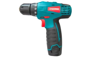 Masina de gaurit si insurubat Hammer. Li-Ion. 2 x 1.5 Ah. 12V. 0-1300 rpm. image
