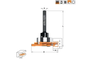 Freza CMT. I-4 D-47.6 H-12.8 S-8 image