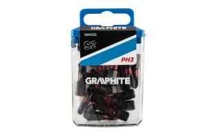 Biti de impact pentru insurubare 56H532 Graphite. PH3 x 25 mm. 1/4". 20 buc. image