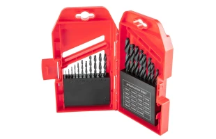 Burghie pe metal HSS 1.0-10.0 mm 19 buc.Top Tools. image