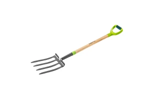 Furca pentru sapat cu 4 dinți 15G041 Verto. Coada din lemn. Maner plastic. image