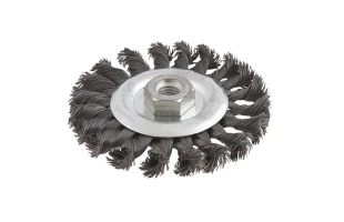 Perie de sarma. 115 mm circulara indoita INOX. sarma toronata Торех image