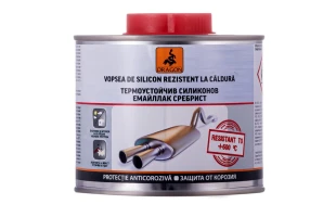 Email, termorezistent, argint, 200 ml, Srebrzanka, DRAGON image