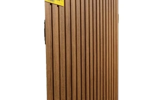 Panou decorativ riflat MDF, matt teak1, 2800x120x18mm, LB-3771 AGT (0,336m2-1buc) image