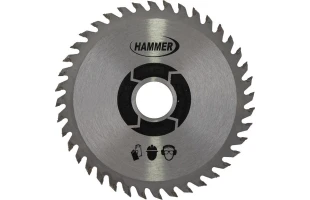 Disc fierastrau circular pentru lemn la polizor unghiular 125x22mm. 40 dinti. HAMMER image