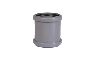 Mufa PP pentru canalizare Turplast-Bis. d 110 mm. Gri. image