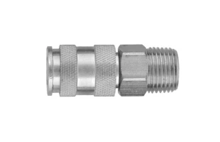 Conector aer 'MAMA' cu filet extern de tip european GM-02AM Jonnesway. 1/4" BSPT. image