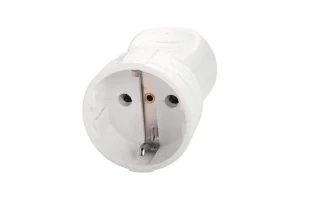 Cupla cu impamintare Viko by Panasonic. Alb image
