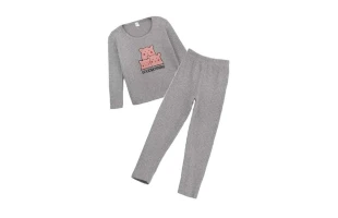 Pijama pentru copii Cotton More. Bumbac. Gri image