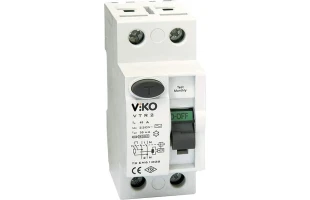 Intrerupator diferential 2P. 25A. 30mA. VTR2. Viko by Panasonic image
