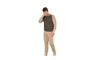 Pijama pentru barbati DOWRY. Maro. image