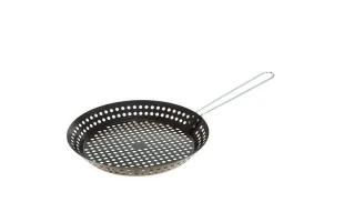 Решетка - сковорода для гриля BBQ. D30.5cm image