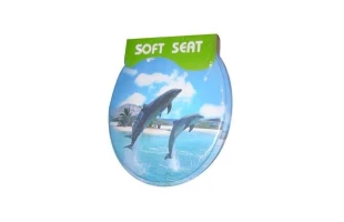 Capac pentru WC 001. Soft Seat 'delfini' image