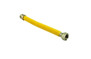 Racord extensibil gaz, filet interior - filet exterior, 3/4", protectie PVC, galbena, 100сm, Efe Flex image