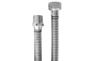 Racord flexibil extensibil pentru gaz Fayn Trade. MF 1/2". Crom. 600 сm. image