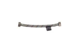 Racord flexibil. apa FF 1/2'. protectie fire inox. 20cm. MPN image