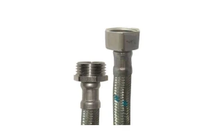 Racord flexibil. apa MF 1/2'. protectie fire inox. 30cm. MPN image