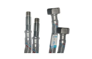 Racorduri flexibile pentru baterii 1/2'F. protectie fire aluminiu. niplu lung / scurt. 120сm. MPN image