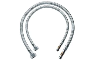 Racorduri flexibile pentru baterii 1/2"F protectie cu fire din aluminiu niplu lung+scurt 40сm TOP FLEX image