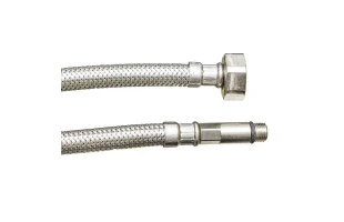 Racord flexibil pentru baterie monocomanda NEOPERL. 1/2"F. Protectie fire inox. Niplu lung. 60 сm. image