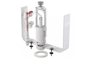 Set armatura pentru vas WC SA2000S 1/2ʺ Alcaplast. ABS. Cu stop. Alimetatie inferioara. 6 l. image